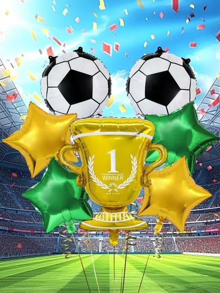 7pcs football balloonsdecoration for football matches birthday parties World Cup matches football themed partiesJ260513