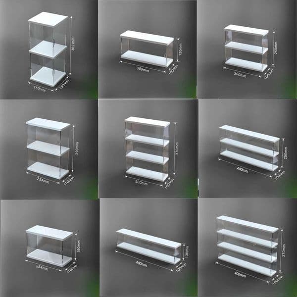 Blind Box Toy Storage Display Cabinet 1-3 Layers Transparent Acrylic Storage Box With Door Action Character Display Case T260512