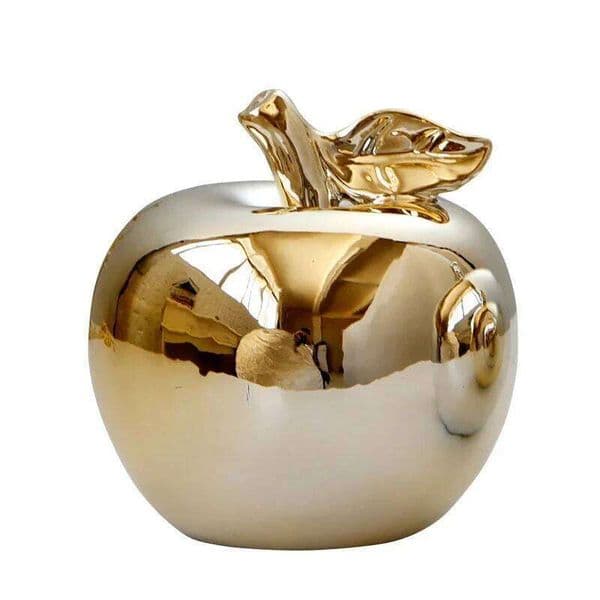 1 pcs Ceramic Golden Figurines for Interior Europe Fruit Decoration Ornaments Home Office Desktop Decor Accessories 26Y0513