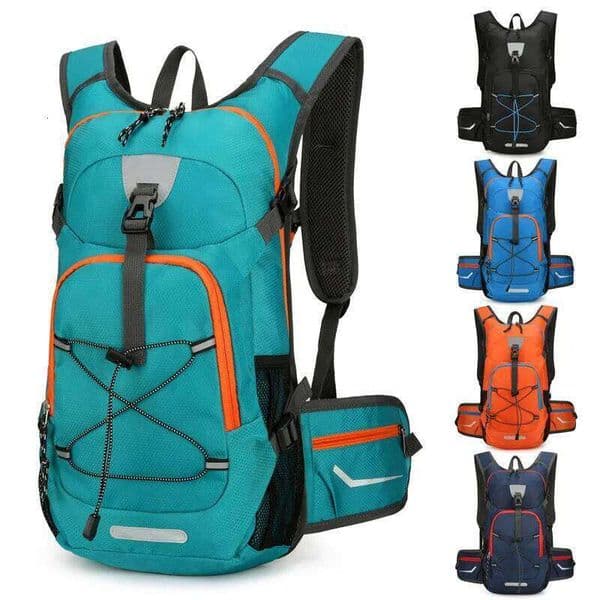Lightweight Hydration Cycling Backpack Outdoor Sport Hiking Camping Climbing Mountaineering Rucksack Travel Hydro Water Daypack W260513
