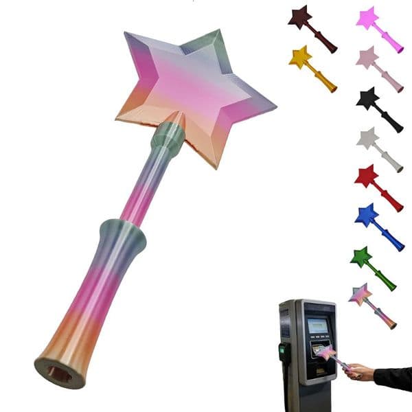 3D Printed Magic Wand Tap TO Pay Portable Cute Star Fashion Creative Holder Credit Card Funny Lightweight Daily Leisure 260512