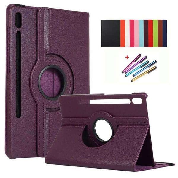 Samsung 11 inch 360 Rotating PU Leather Stand Cover For Coque Galaxy Tab S9 Case Funda sm-x710 sm x716b + Pen S260512