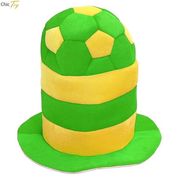 Hat Soccer Party Favors Soccer Party Hat Novelty Color Hat for Birthday Soccer Theme Party Supplies World Cup Carnival Party HatJ260513
