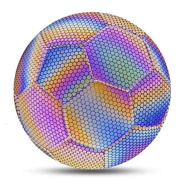 2026 Reflective Football Standard Size 5 Size 4 Indoor Outdoor Training Colorful Soccer Ball High Quality PU Match Game futbolT260513