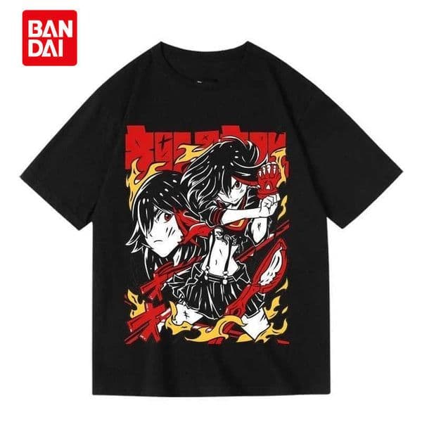 Anime Soul Eater Girl Secondary School Cartoon Japanese Anime Related Products T-shirt 100 Cotton Summer for Both Men Women L260513AQYL