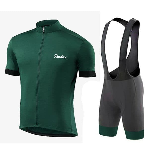 Cycling Jersey Team Raudax Men Cycling Set Racing Bicycle Clothing Suit Breathable Mountain Bike Clothes Sportwears 260512