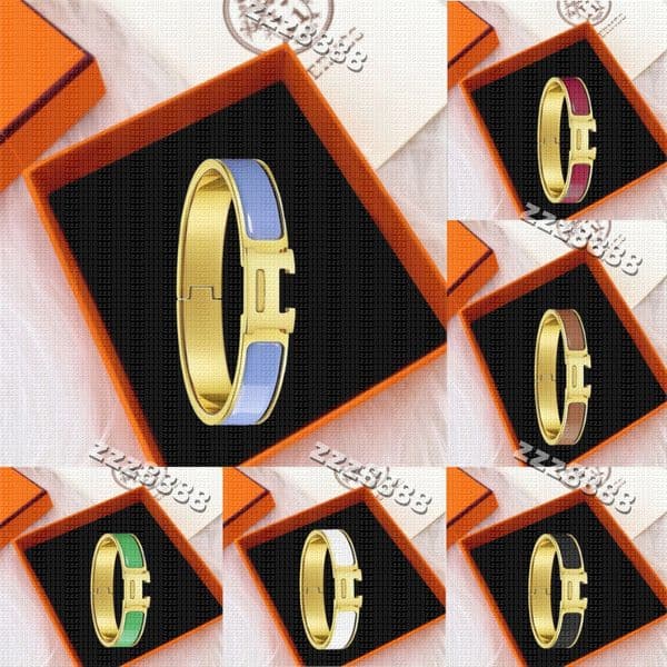 High Quality Designer Bracelet Classic Fashion Brand 18K Gold Unisex Designer Jewellery 17/19cm SS