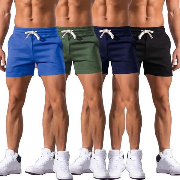 Mens Shorts Summer Causal Breathable Drawstring Short Pants Solid Color Boardshorts Joggers Sports Trunks Men Resort Shorts 260507