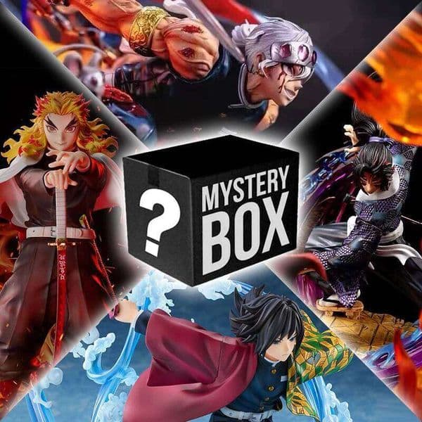 Demon Slayer Figure Anime Blind Mystery Kamado Nezuko Tanjirou Hashibira Inosuke Exquisite Figurines Surprise Box J260513