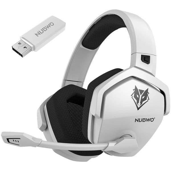 NUBWO G06 24G Dual Wireless Gaming Headset 5ms Low Latency 71 Surround ENC Mic For PC PS4 PS5 Gaming Bluetooth Headphones S260509
