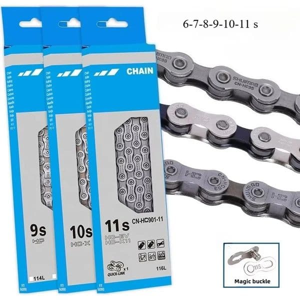 Mountain Bike Original Chains 67891011 Speed Bicycle Chain 116 MTB Parts 260513