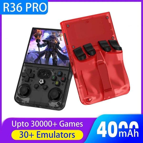 R36PRO Retro Handheld Game Console 64/128G Open Source 3.5 Inch I Screen Linux System Portable Pocket Video Player 30000+games J260513