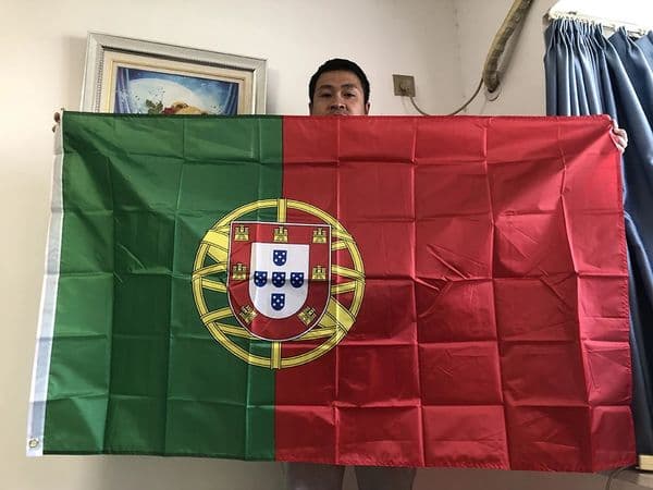 SKY FLAG portugal Flag 3ftx5ft 90x150cm Hanging portugal Flag Polyester standard Flag Banner indoor outdoor home decoration 260506