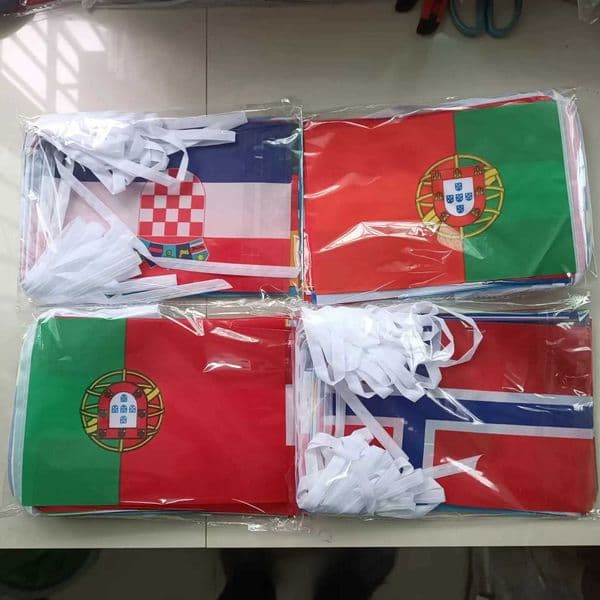 Xvggdg 48pcs 2026 football Cup Flag 14x21cm Small World Flag Hanging Flag NEW cup Countries Flag for Bar Bunting DecorationJ260513