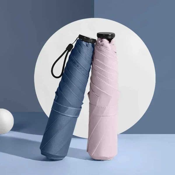 Coating Folding Umbrella Carbon Fiber Anti UV Rain Sun Umbrella Fashionable Portable Sunshade Umbrella Outdoor equipment L260512