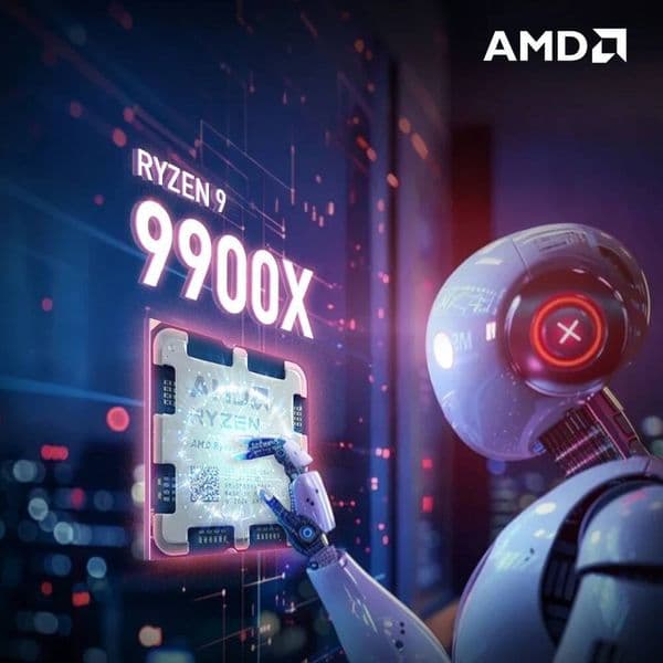 NEW AMD Ryzen 9 9900X 12-Core 24-Thread Processor 44GHz 120W L364M DDR5 PCIe 50 Socket AM5 4NM R9 9900X but No Fan