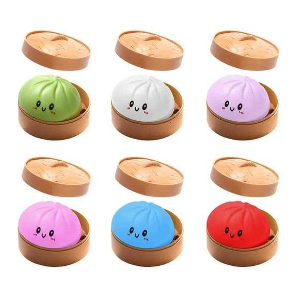 Bun pinch music soft cute slow rebound fun simation Bun decpression toy portable pinch music off ornaments small toysJ260513