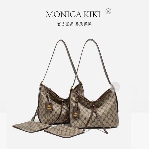 MONICA KIKI luxury classic printed large capacity designer shoulder bag diagonal cross fashion trend hot tote bag for women