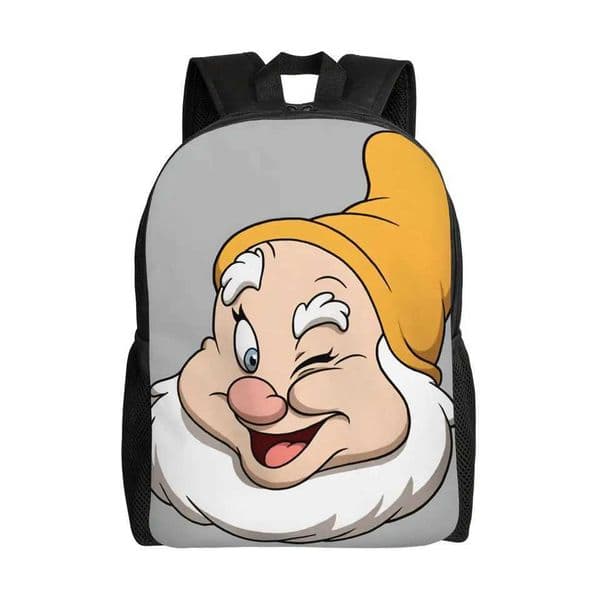 1Piece Snow And Seven Dawf Bookbag Doc Grumpy Happy Sleepy Sneezy Bashful Dopey Backpack New Semester Begins L260513LUUA