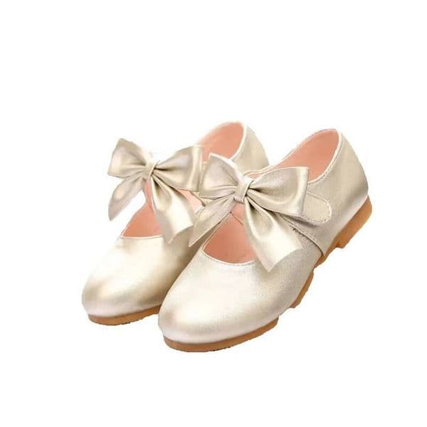 Spring Summer Autumn Children Shoes Girls Princess Fashion Kids Single Bowknot Casual Sneakers 002