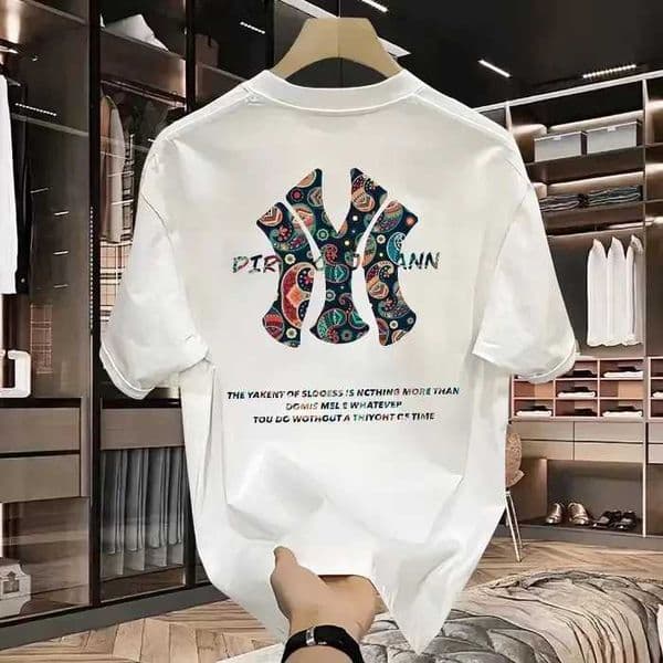 Bohemian Paisley NY Style Graphic Tee Casual Tops 100 Cotton Mens T-shirt Summer Breathable Lightweight Comfortable Shirt L260513