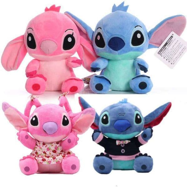 20cm Stitch Models Cartoon Stuffed Dolls Anime Plush Baby Toys Kawaii Kids Birthday Gift W260513