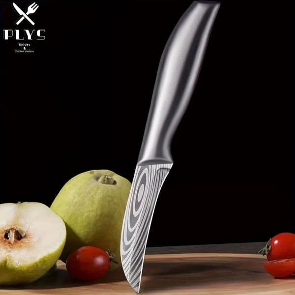 PLYS Allsteel Curved Fruit KnifeKitchen Essential Boning KnifeFruit Carving Knife 260512