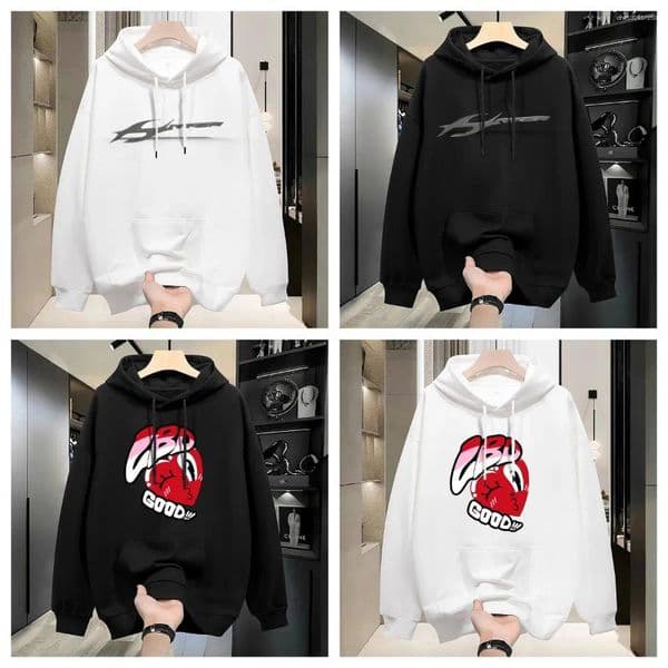 Men's Hoodies High Quality Luxurious Cotton Warm Print Pattern High-end Fashionable Hip-Hop Classic Birthday Gift For Men