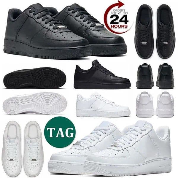 2026 Designer One af1s Running Shoes Sneakers Men Women Classic 1 Triple White Black Panda Outdoor Sports Runners GAI Mens Trainers