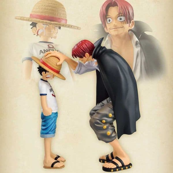 18cm One Piece Anime Figure Four Emperors Shanks Straw Hat Luffy Action Figure One Piece Figurine Birthday Gift L260513