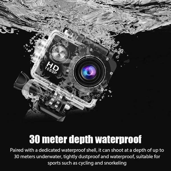 Underwater Waterproof Multifunctional Outdoor Riding Sports DV Skiing Diving Action Video Camera For Helmet 26L0513