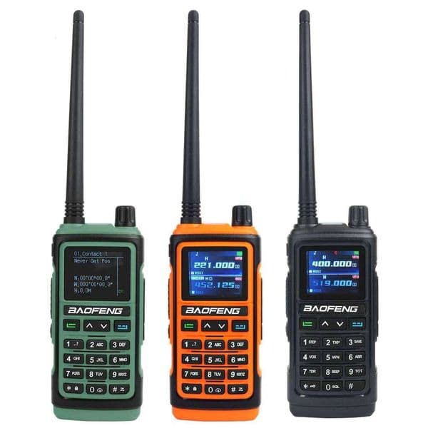 Walkie Talkie Baofeng UV-17Pro GPS Six Bands Receive Tri-Bands Transmit Waterproof Outdoor Ham Amateur Air Band FM NoAA Radio 26Y0513
