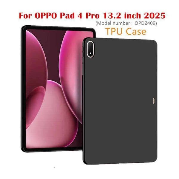 Pad 4 13.2 inch 2025 Silicone Protective case TPU Anti-drop Soft Shell Funda For OPPO Pad4 Pro OPD2409 13.2"Tablet S260512
