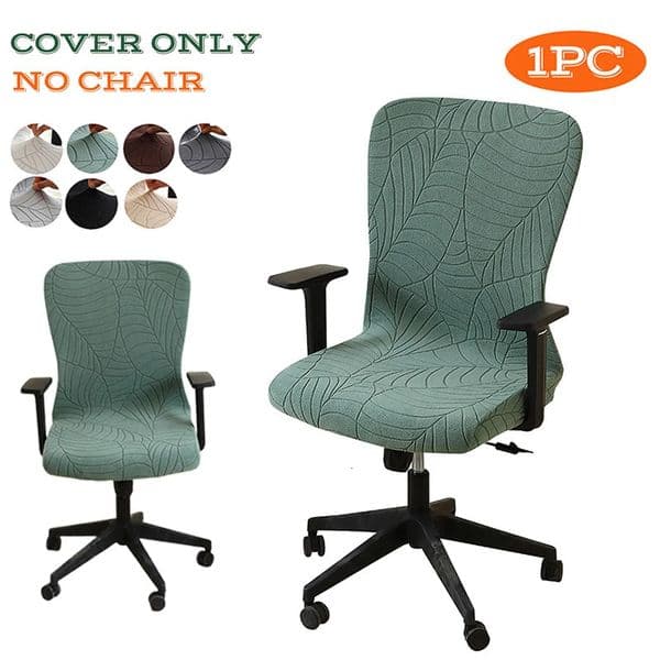1PC Stretch Computer Office Chair Cover Anti-dirty Jacquard Armchair Cover Home Lift Rotating Seat Case for Study Room el 260506