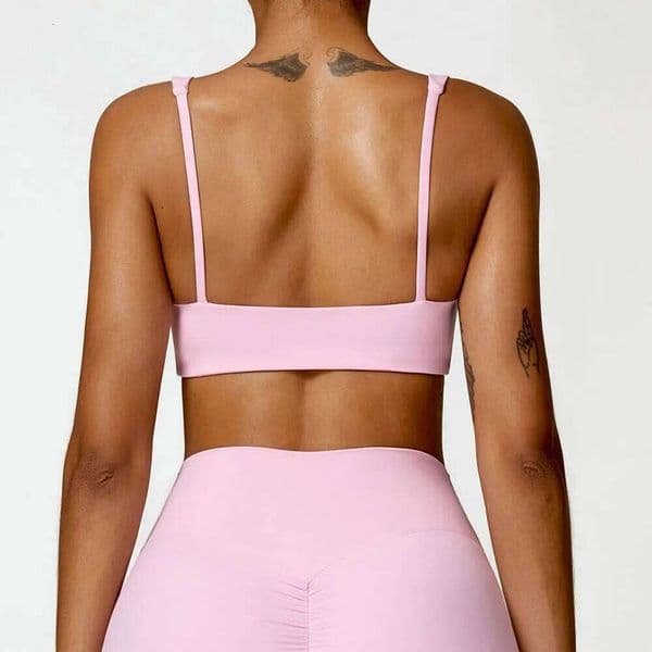 Sexy Gym Top Training Running Yoga Bra Stretch Sports Underwear Push Up Fitness Workout Women Tank Tops 26Y0513