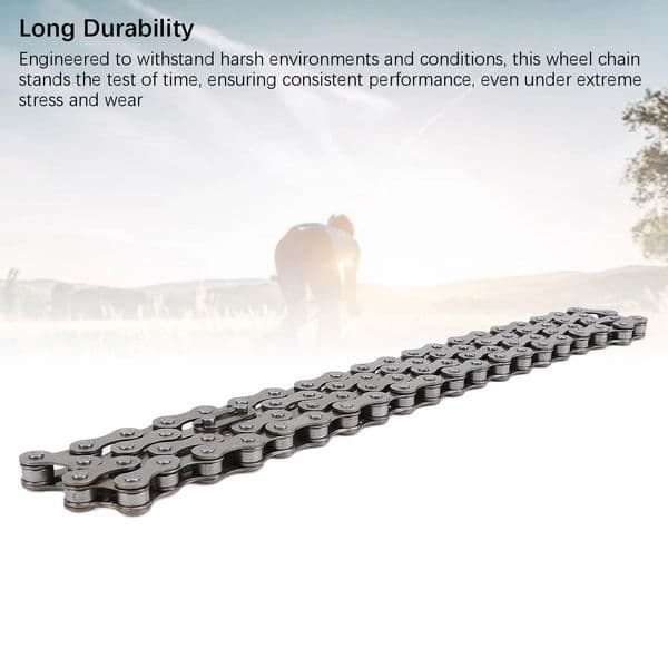 80 Links Chain Drive Replacement for 410 Type Wheel Cycling Steel Iron Material 260513