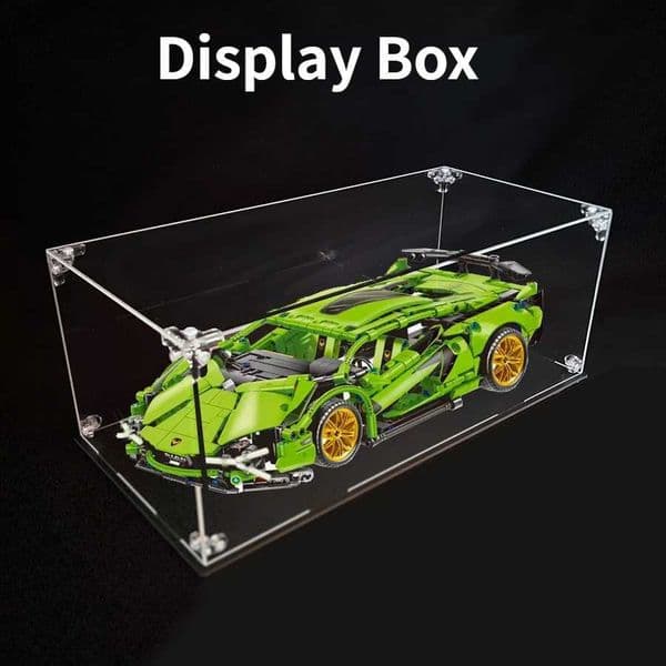 118 Scale Transparent Acrylic Display Box Suitable for Protecting and Displaying Toy Cars Model Building Blocks Collectibles T260512