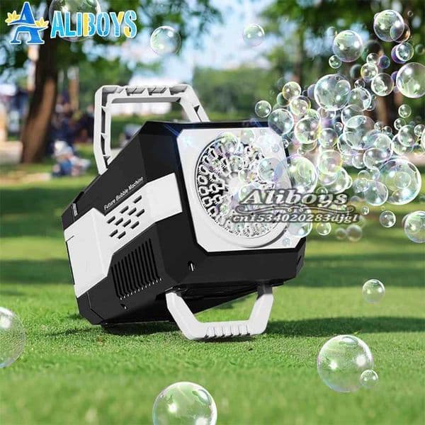 40 Hole Bubble Machine Hand-Held Portable Automatic Soap Bubble Blower Outdoor Game Party Wedding Gift Children Birthday Toy L260514NQY7
