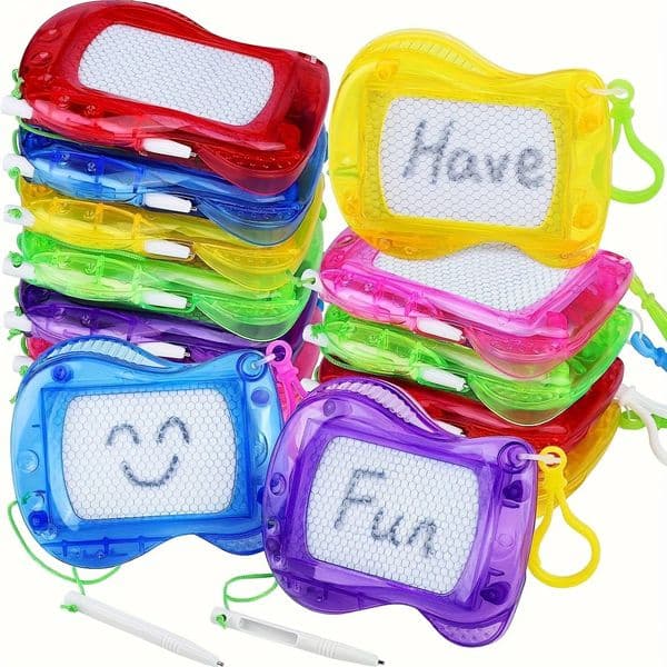 Mini Magnetic Drawing Boards With Keychain Erasable Doodle Sketch Pads For Kids Ages 36 Birthday gifts 260514
