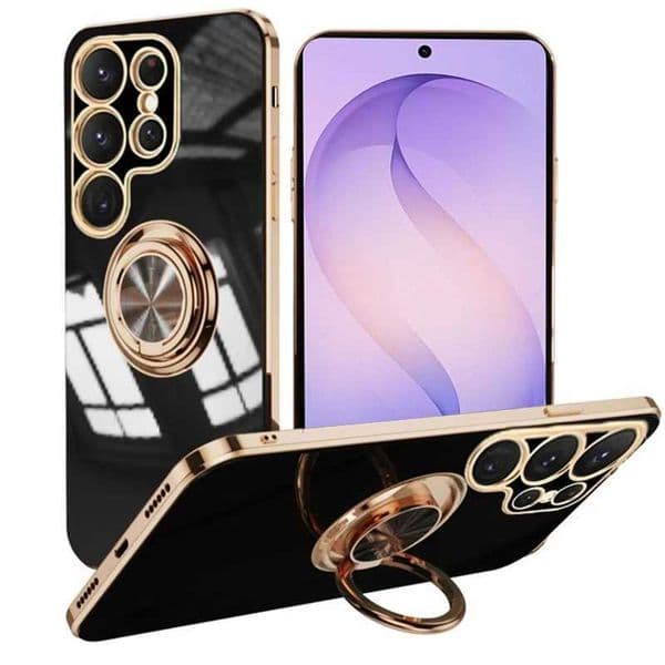 Ring Holder Case For Galaxy S26 S25 S24 S23 S22 S21 S20 Ultra Plus Magnetic Cases For S24 S23 S21 S20 FE Cover Z260514