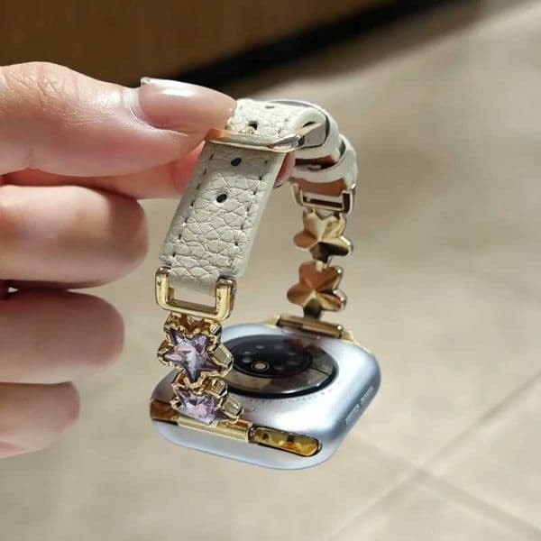 1 simple and luxurious strap cpatible with iWatch strap 38mm 40mm 41mm 42mm 44mm 45mm 49mm fashionable handmade strapJ260514