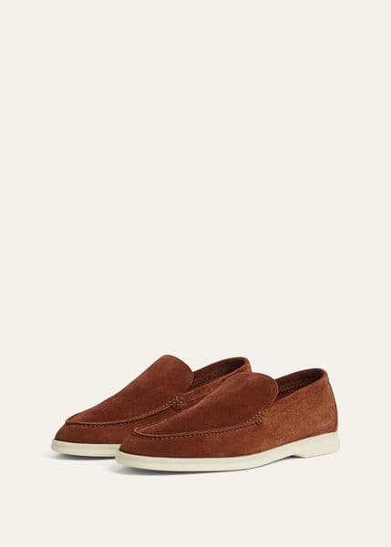 Luxury Summer Men Women Loafers Walk Casual Shoes Sports Shoes Italy Famous Brown Suede Dandelion Oxfords Elasticity Trainers Designer Walking Sneakers Box EU 35-46