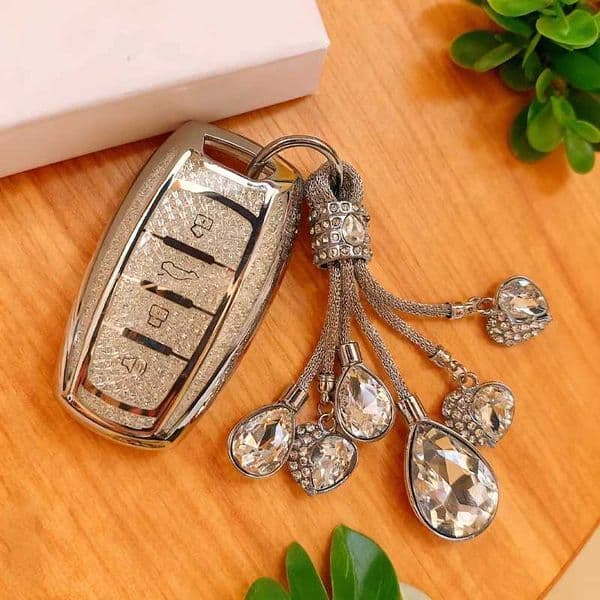 White Diamond TPU for Great Wall Haval Jolion 2022 H6 H7 H4 H9 F5 F7 F7X F7H H2S GMW Dargo Smart Remote Car Key Case Cover Fob T260514