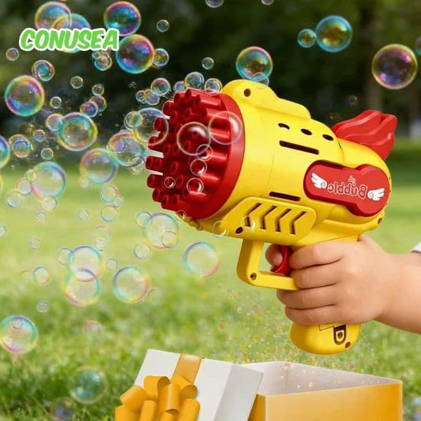 Electric Bubbles Gun 29Hole Automatic Bubbles Machine Children Blowing Toy Outdoor Party Game Bubbles Gun Kids Gifts Boys Girls L2605141M8N