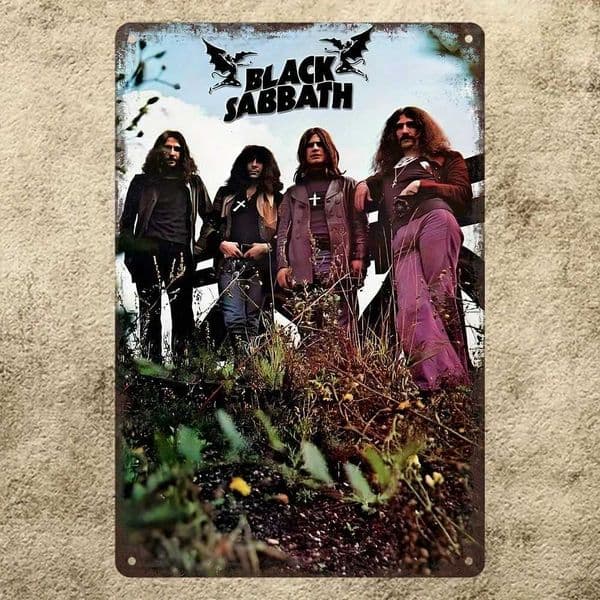 Vintage Metal Sign - Retro Rock Band Wall Art with Classic Band Artwork Durable Aluminum Tin Poster for Home Bar Cafe Pub De C260514