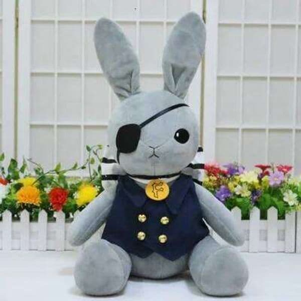 Japanese manga Black Butler Anime peripheral Ciel Phantomhive rabbit Plush toy doll Large Soft Toys Gifts For Children 46cm 26Y0514