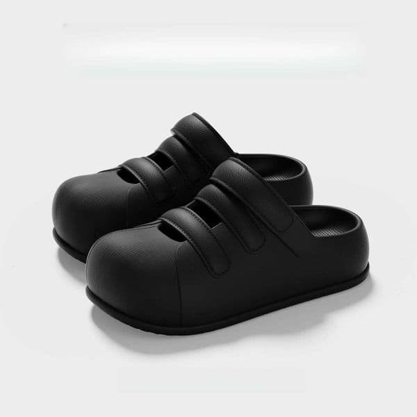 Designer EVA Casual Sandals Womens Mary Jane Clogs Summer Indoor Soft Sole Height Increasing Outdoor Non Slip Closed Toe Slippers Comfortable Breathable