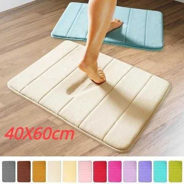 40x60cm Bath Mat Bathroom Non Slip Carpet Rug Absorption Memory Foam Bathroom MatJ260514