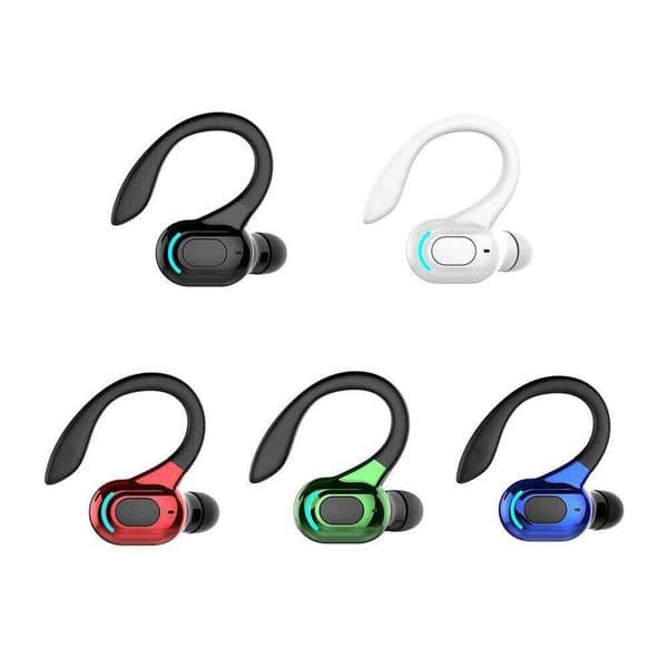 Wireless Headphone Bluetooth-compatible 5.2 Earphone Single Ear Earbuds with Mic HD Sound Quality Headset W260514