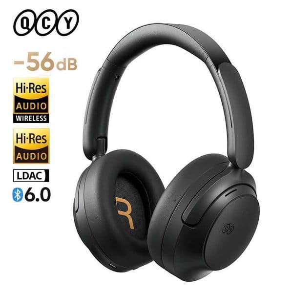 QCY BH25H3SA -56dB Adaptive ANC Over Ear Headphone Hi-Res LDAC Spatial Sound H3S Wireless Bluetooth 60 Dual Driver Headsets Z260514